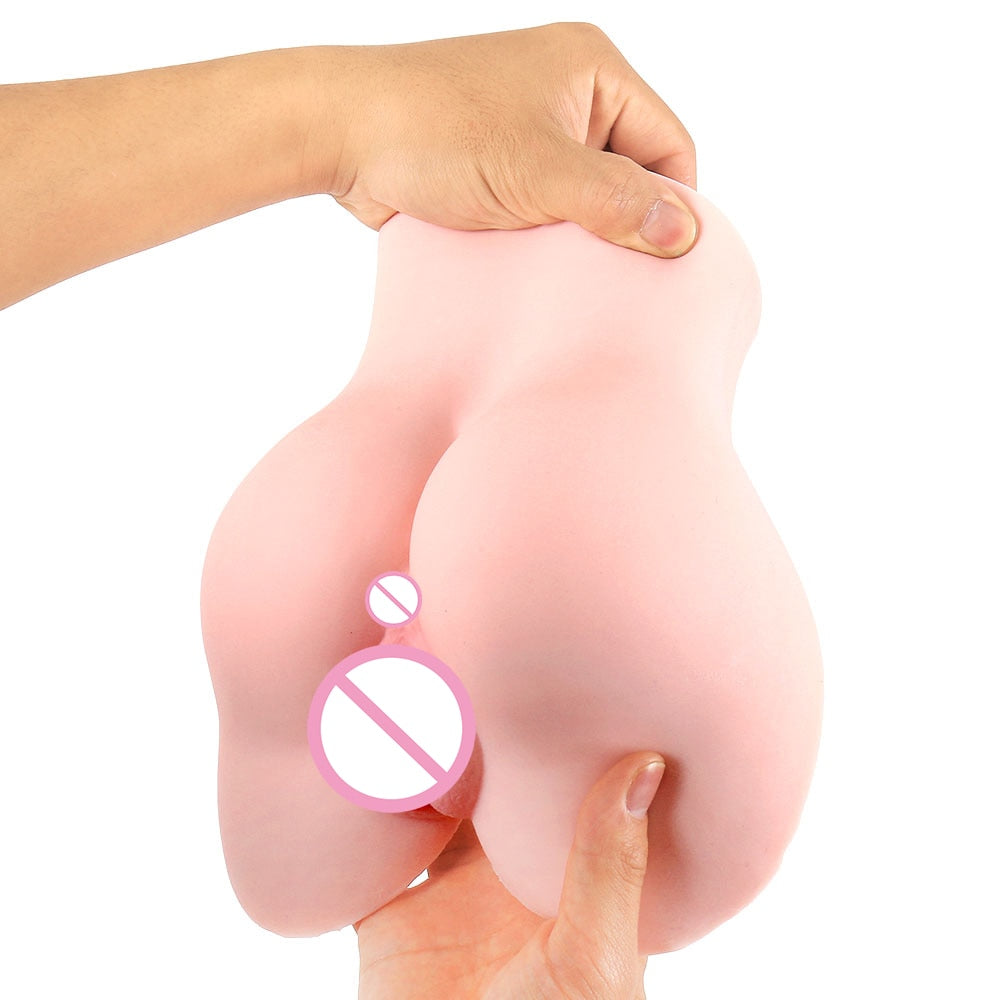 Silicone Realistic 3D Ass with Artificial Vagina Anal Sex toys Male Ma –  ExtreFeel