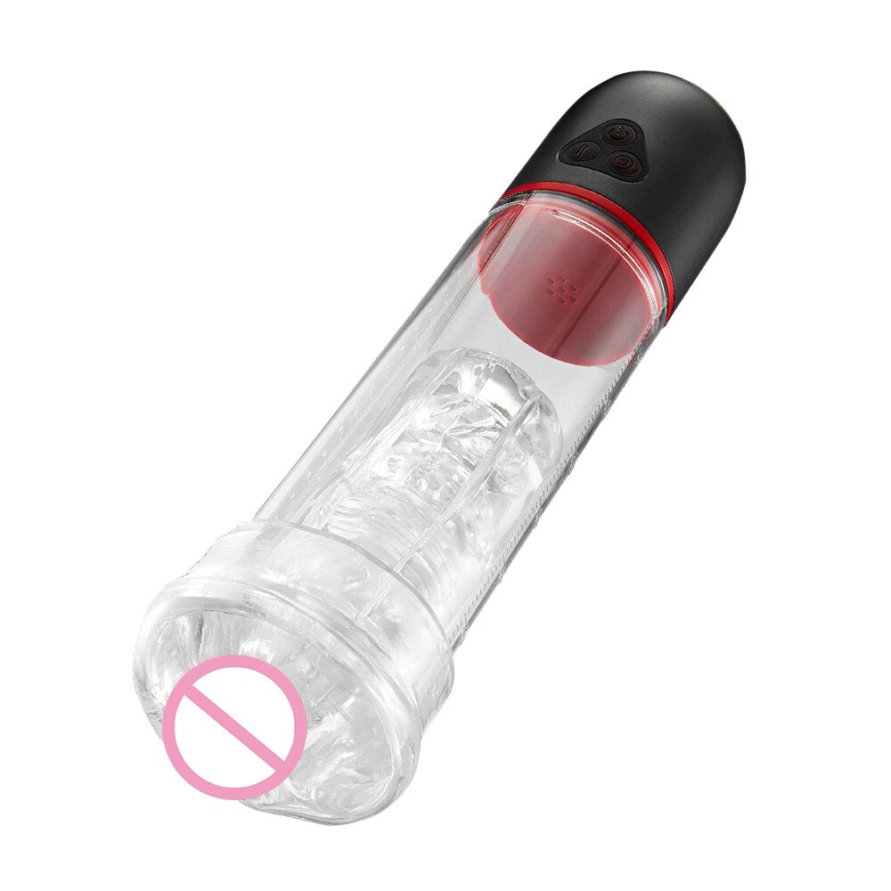 Electric Penis Pump Sex Toys for Men Male Masturbator Penis