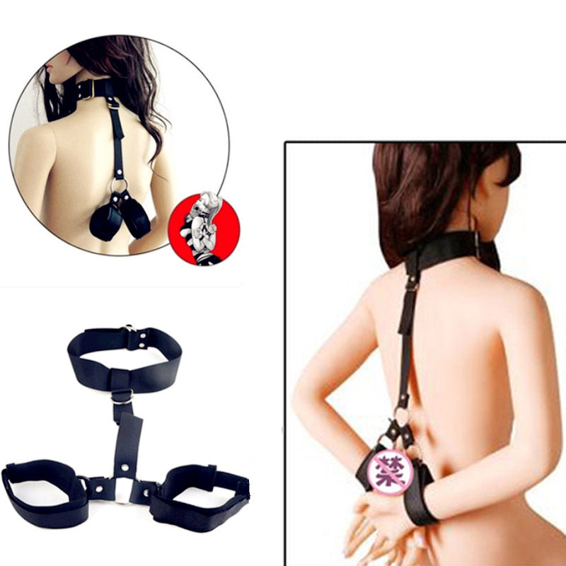 Limmion BDSM Sexy Bondage Set Poignets de cravate ensemble de